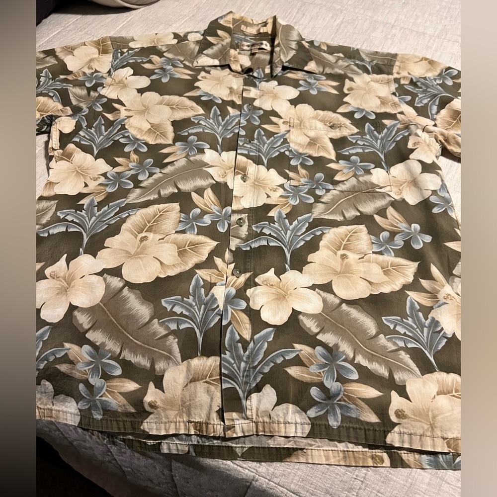 Floral Men's button down shirt